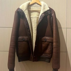 Prada Leather Bomber Jacket